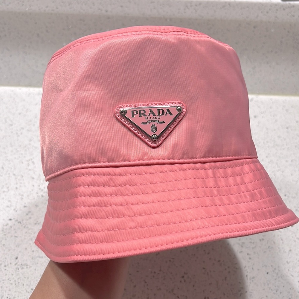 Prada Milano pink bucket hat
